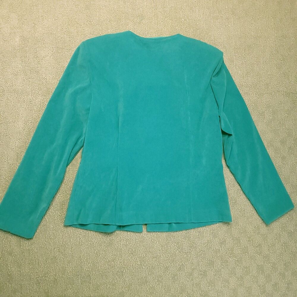 DRAPER’S & DAMON’S Petites Size 12  Skirt Suit 2 Piece Set Long Sleeve Jacket - Picture 5 of 15